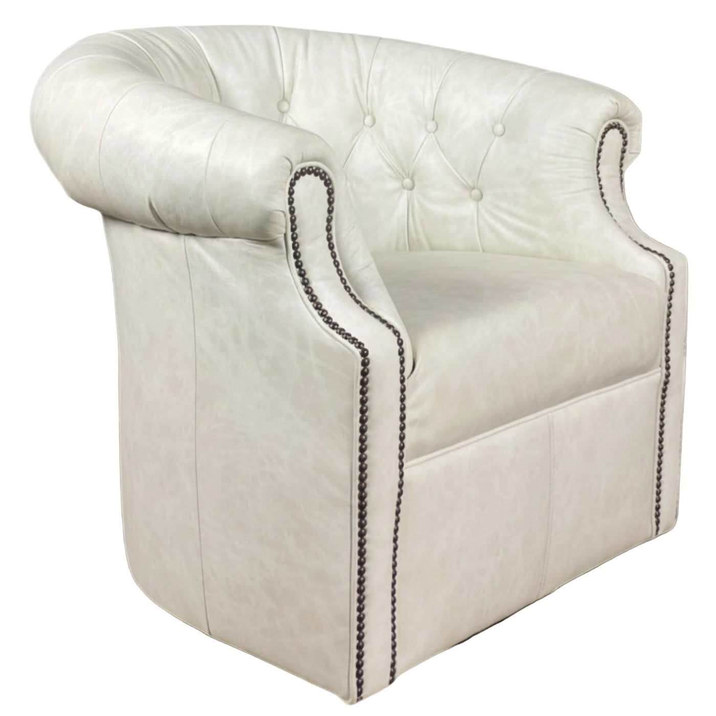 White Swivel Chair