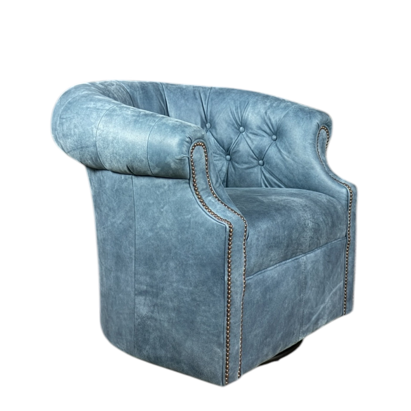 Blue Swade Swivel Chair-M