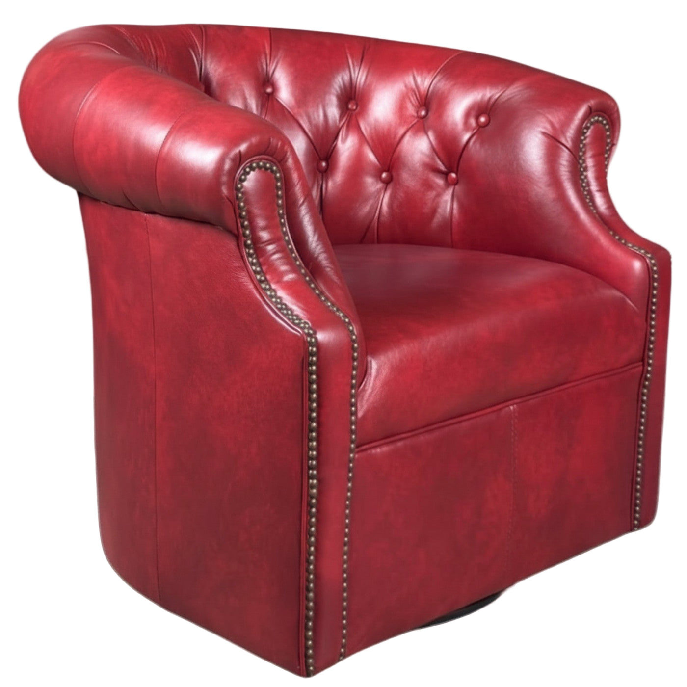 Blazing Red Swivel Chair
