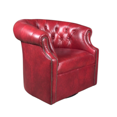 Blazing Red Swivel Chair-M