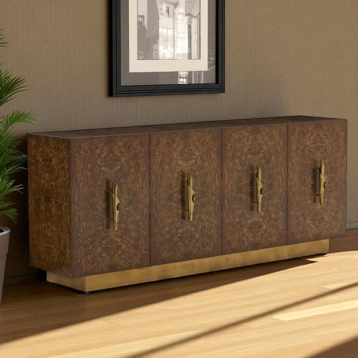 Marlowe Burl Wood Buffet