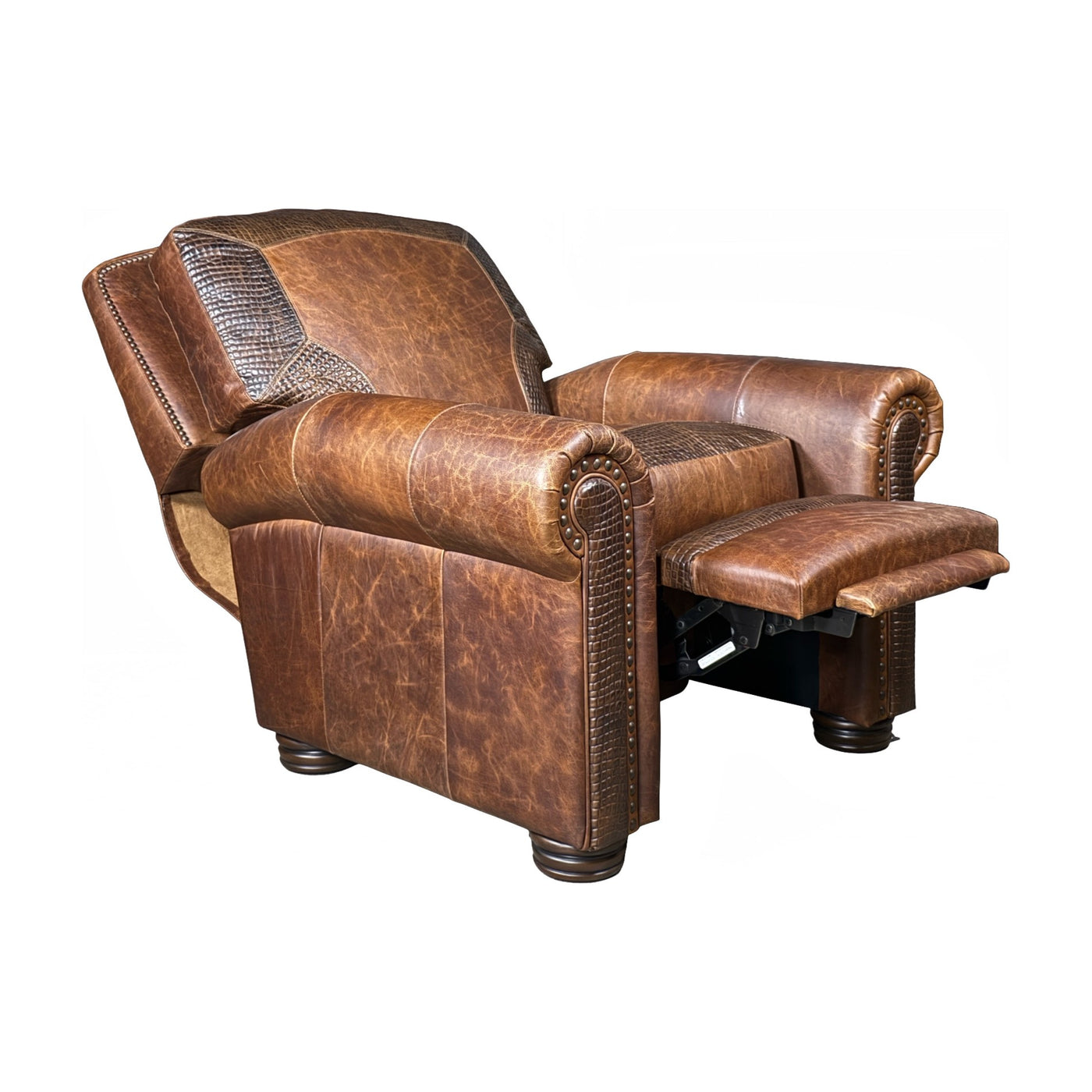La Grange Push Back Recliner Bison
