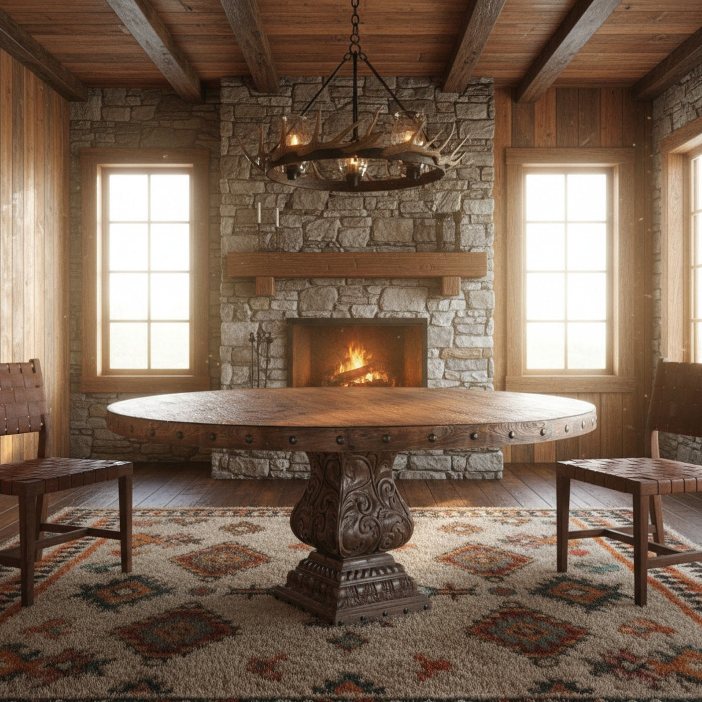 Sacred Heart Round Dining Table