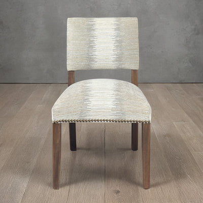 Taupe Lines Liam Side Chair