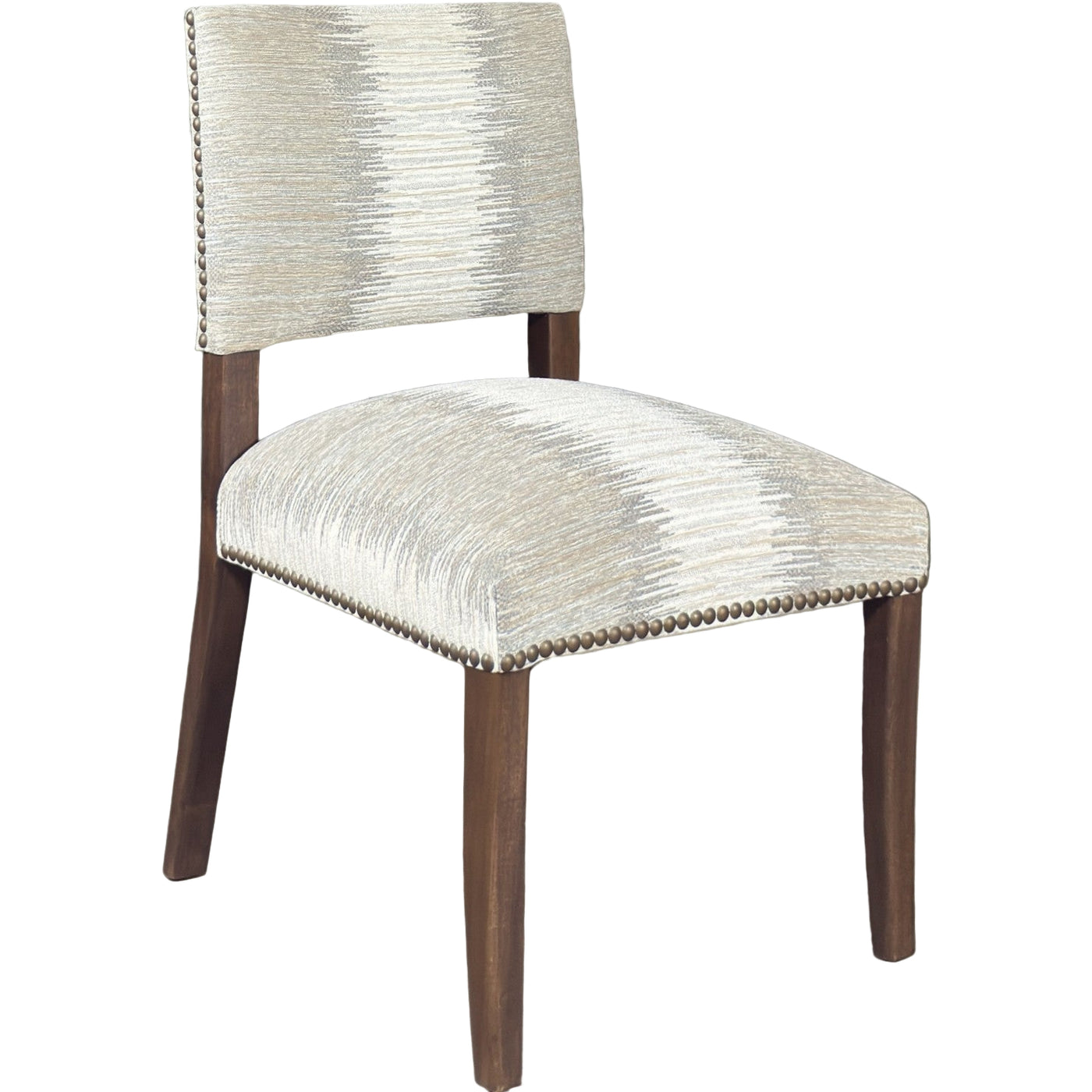 Taupe Lines Liam Side Chair