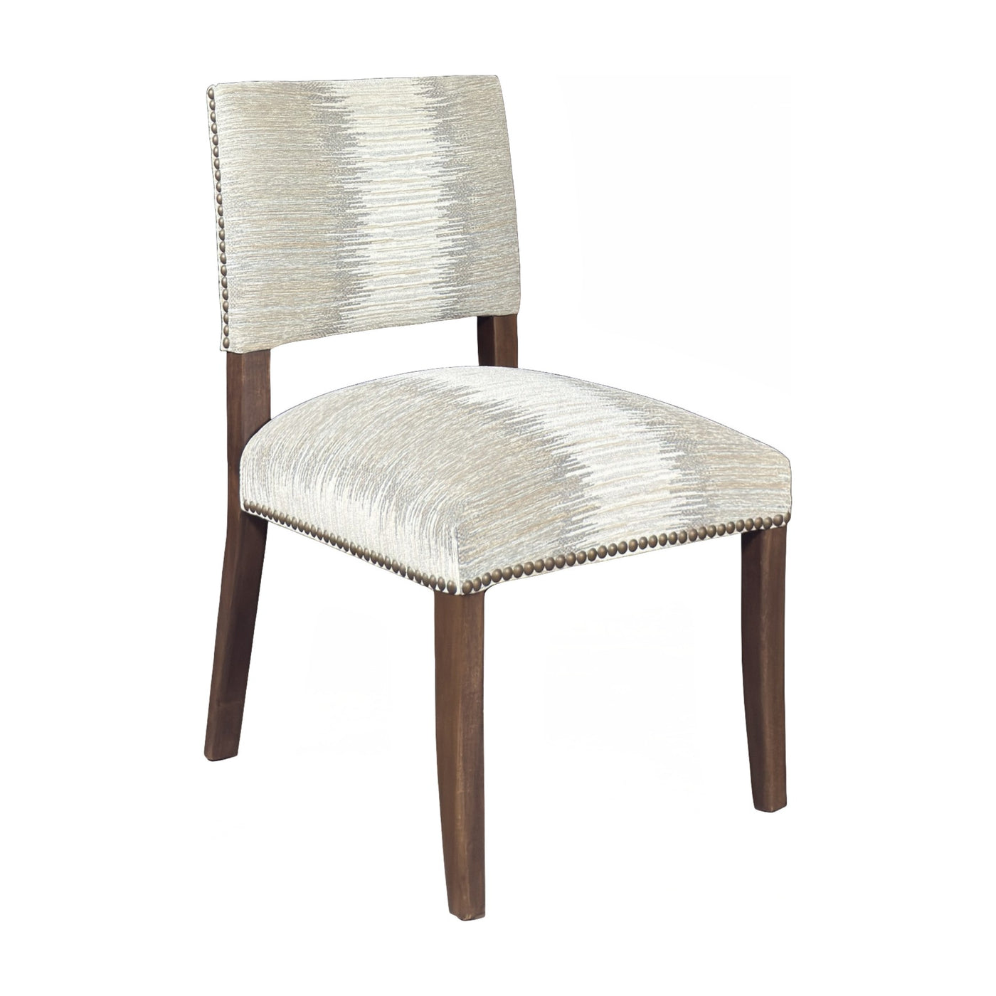 Taupe Lines Liam Side Chair