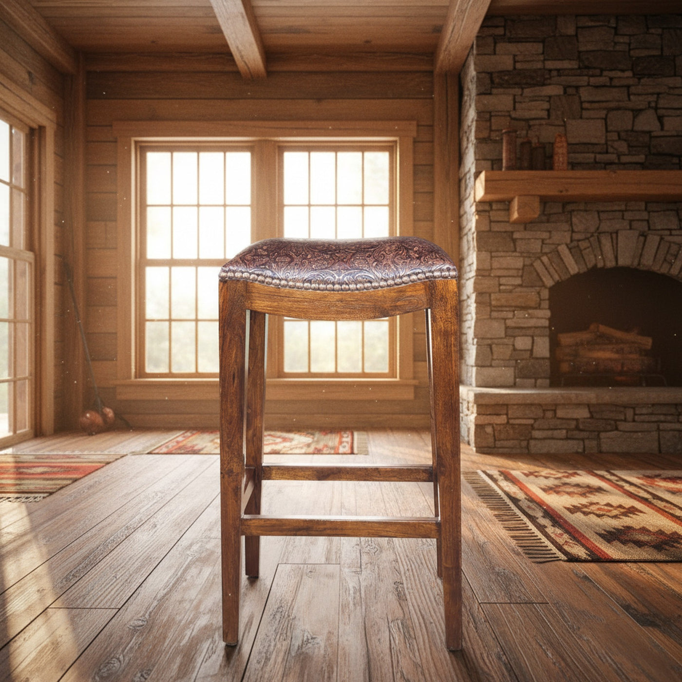 Verona Sepia Bar Stool