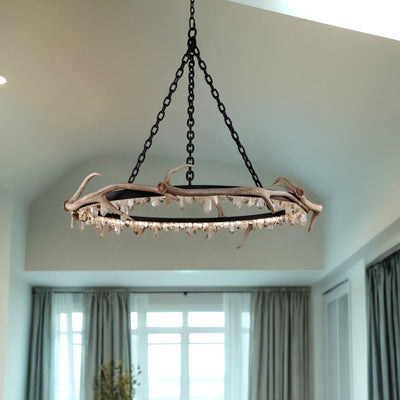 Axis Quartz Chandelier