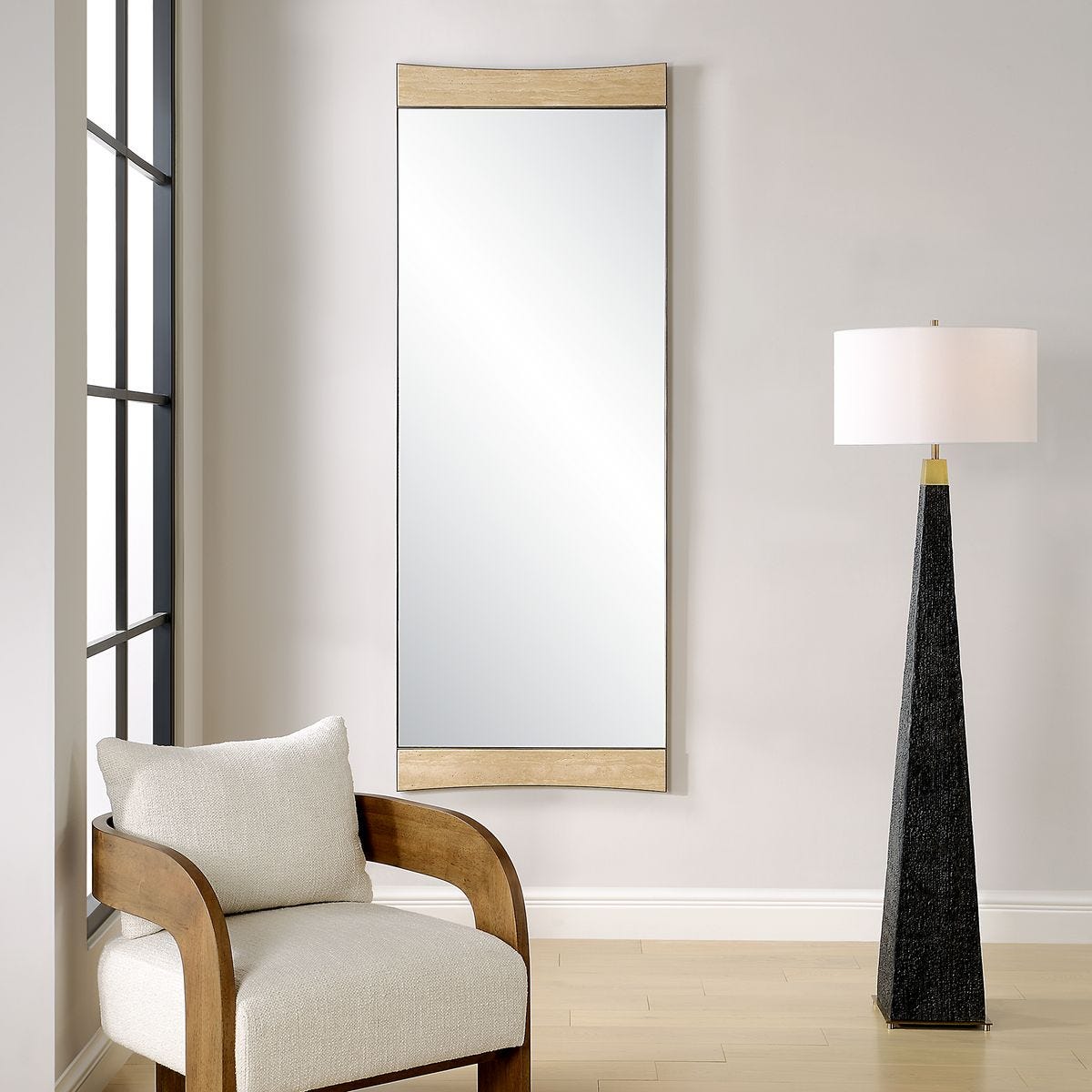 Bayside Curved Panel Mirror