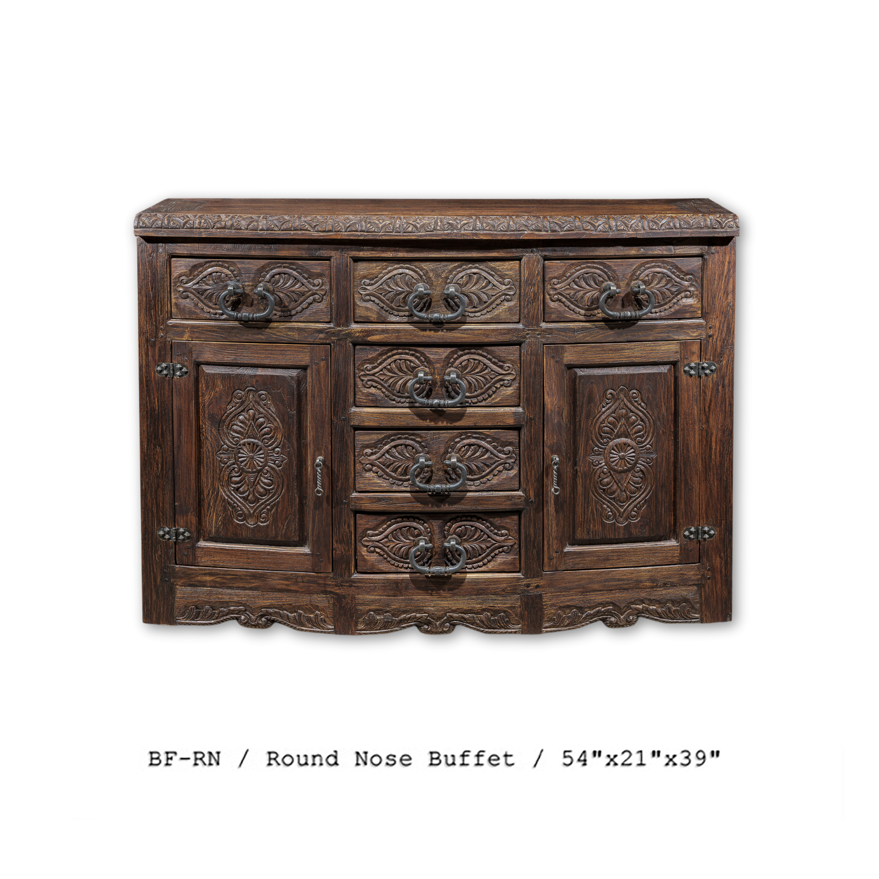 Round Nose Buffet – Hill Country Interiors