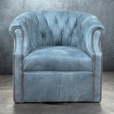 Blue Swade Swivel Chair-M
