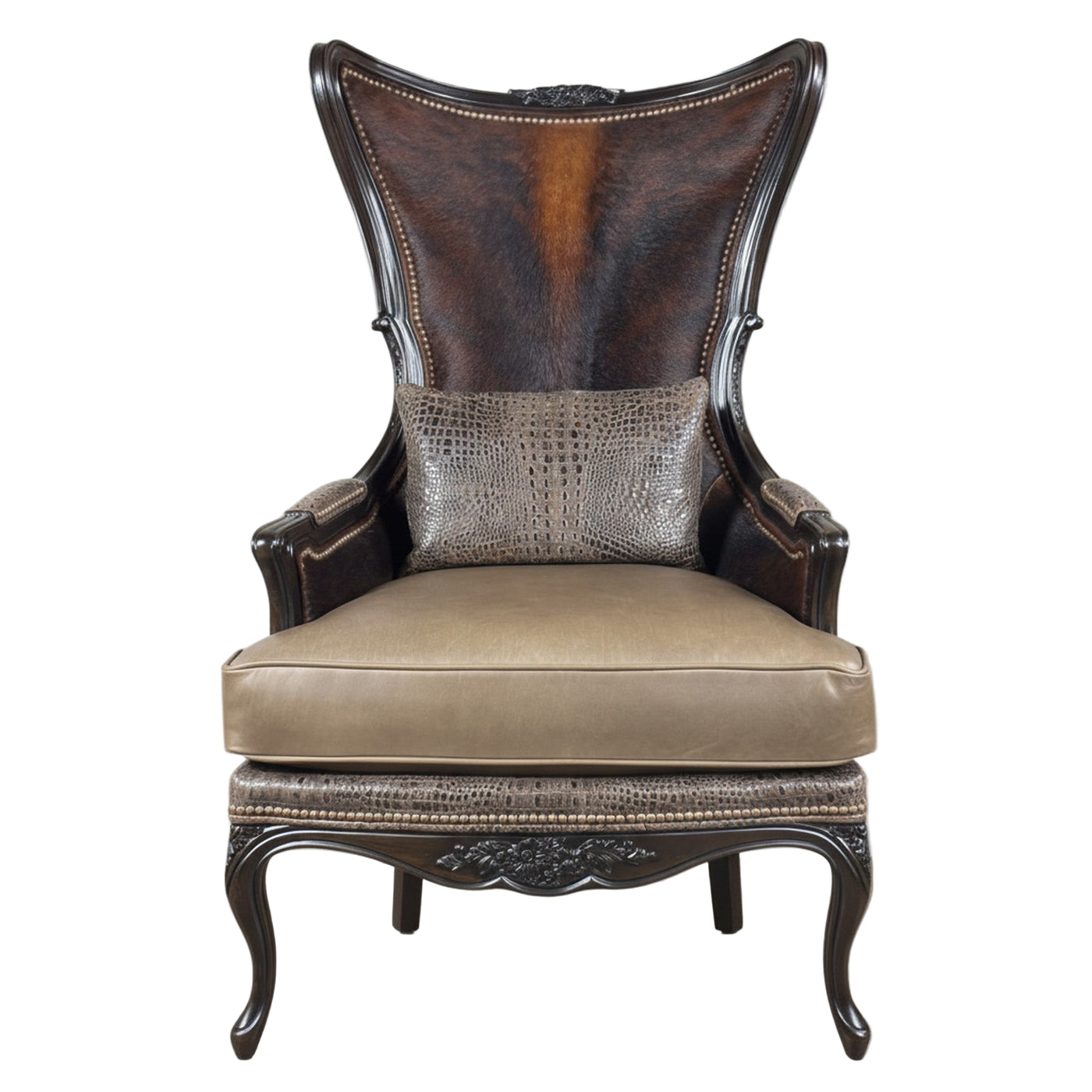 Brindle Chocolate Chair