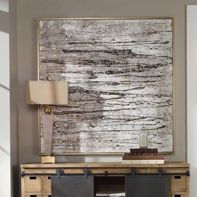 Organic Lines Textured Wall Art