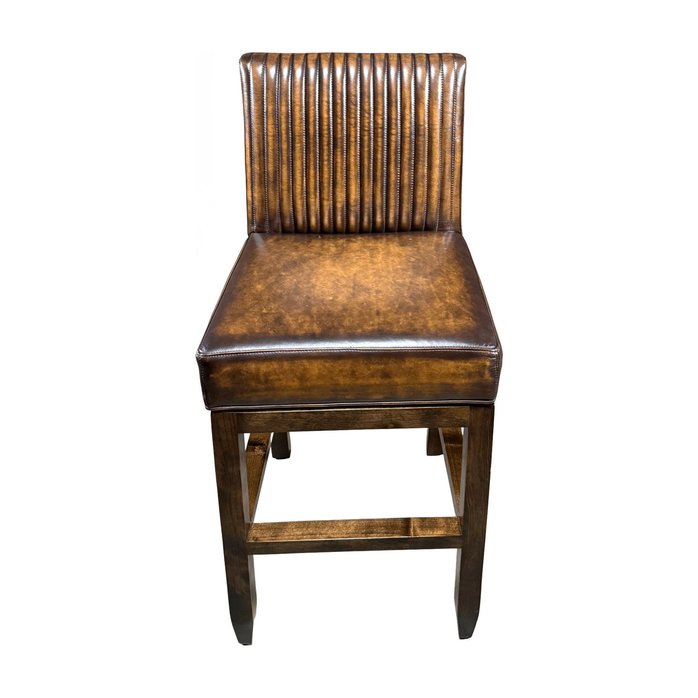Denali Ranch Channel Back Swivel Bar Stool