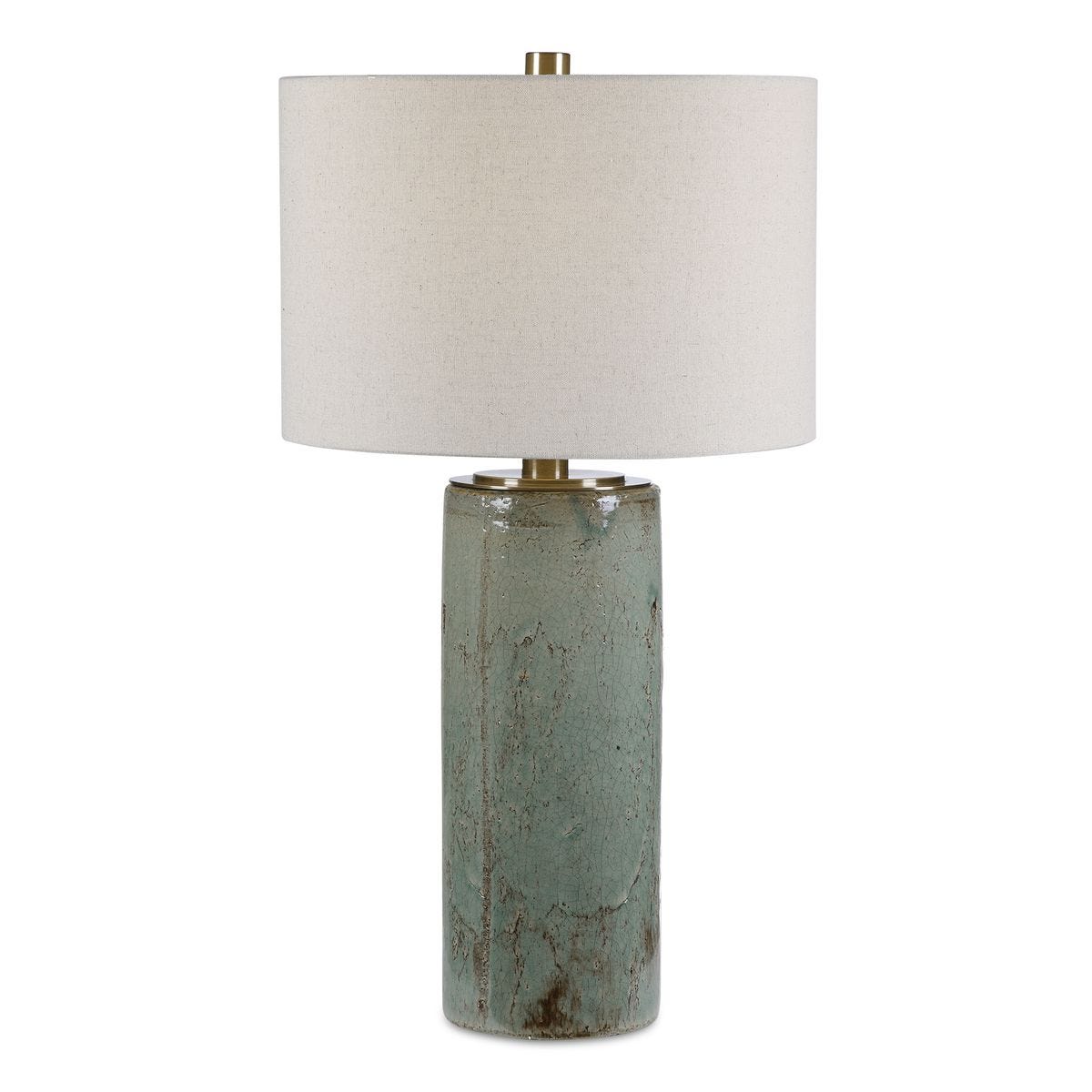 Celadon Ceramic Table Lamp