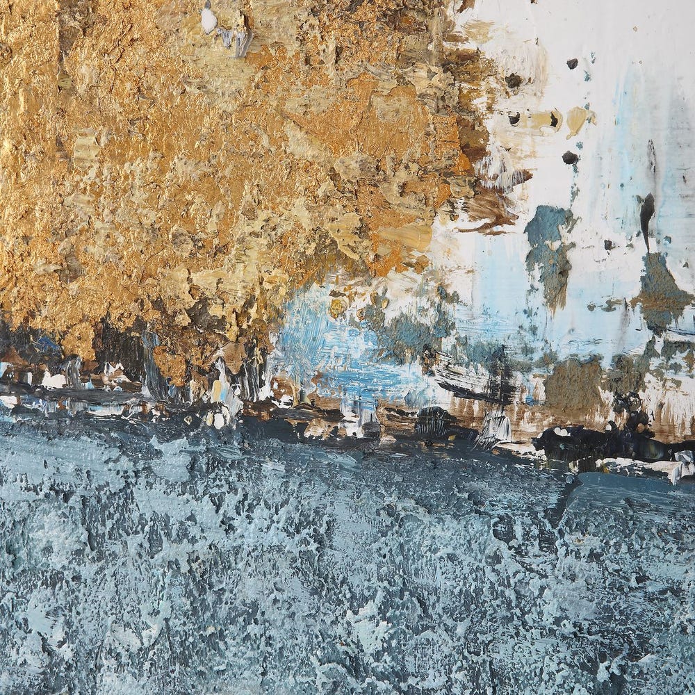 Textured Stacks Abstract Wall Art
