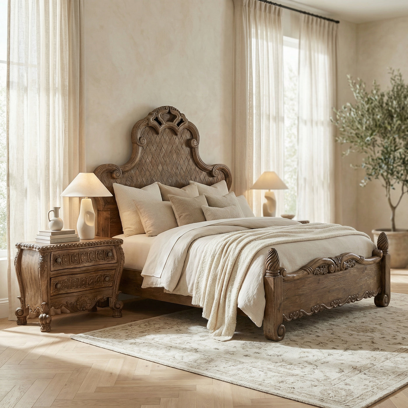 Diamond King Bed | Jason Scott Collection – Hill Country Interiors