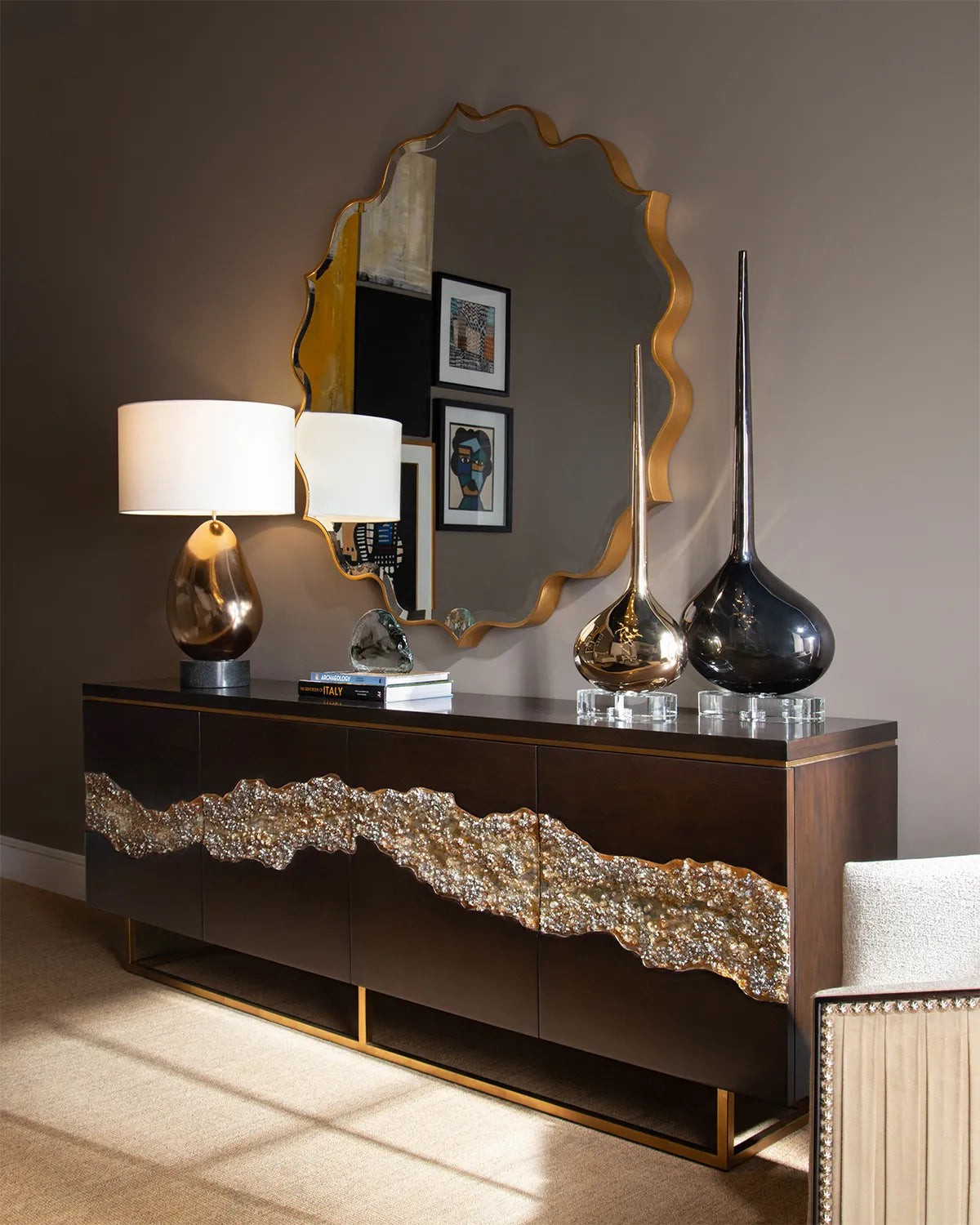Lunaria Wall Mirror