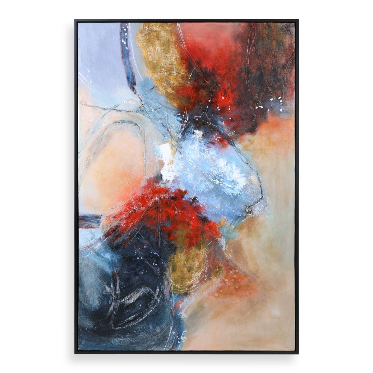 Eternal Flame Abstract Wall Art