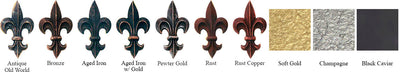 Ornate Bronze Fireplace Screen
