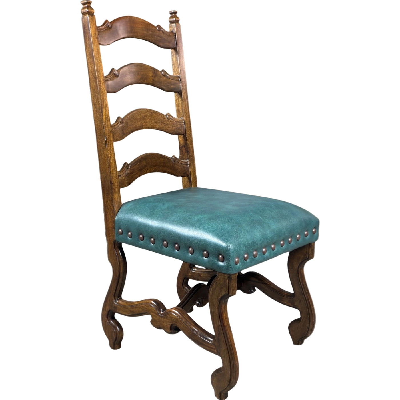Ladderback Sinthesis Verdigris Side Chair