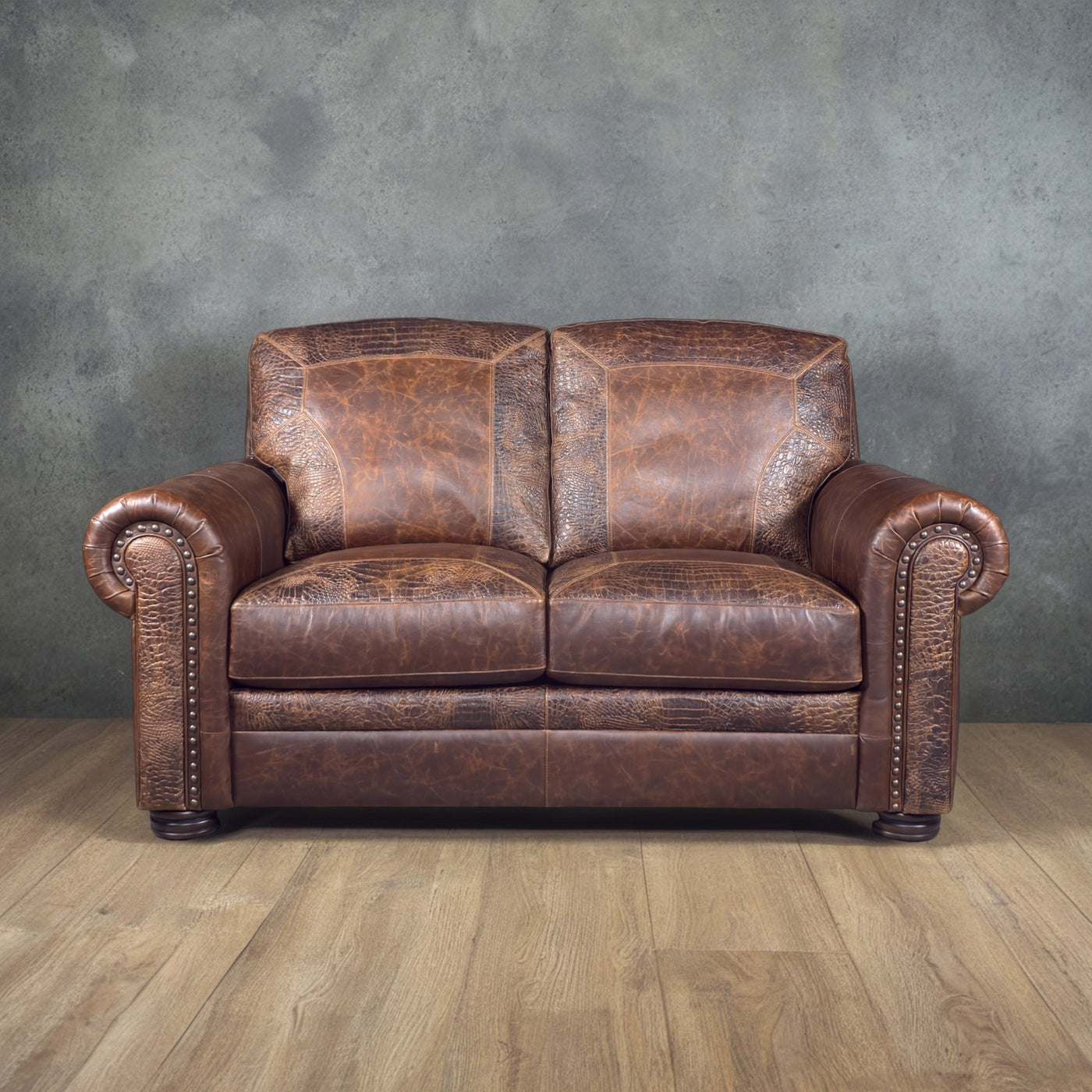 Boulder Ridge Bison Loveseat