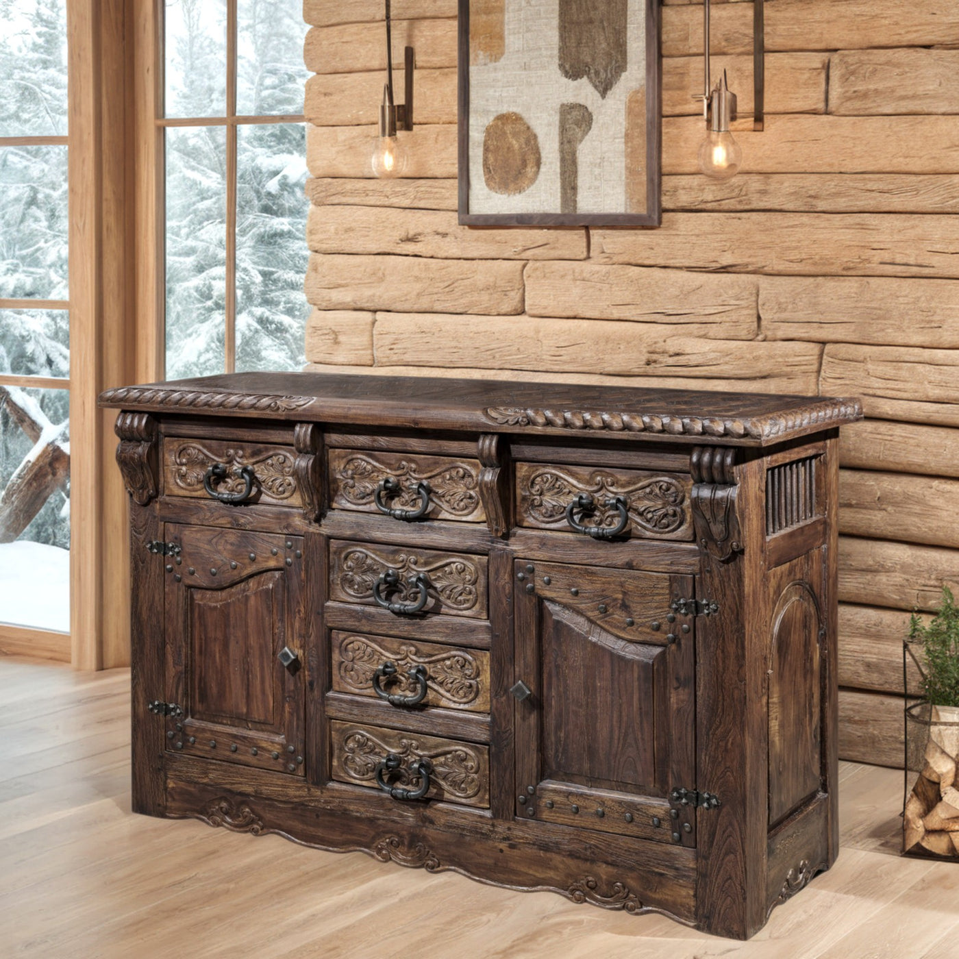 Studded Door Buffet