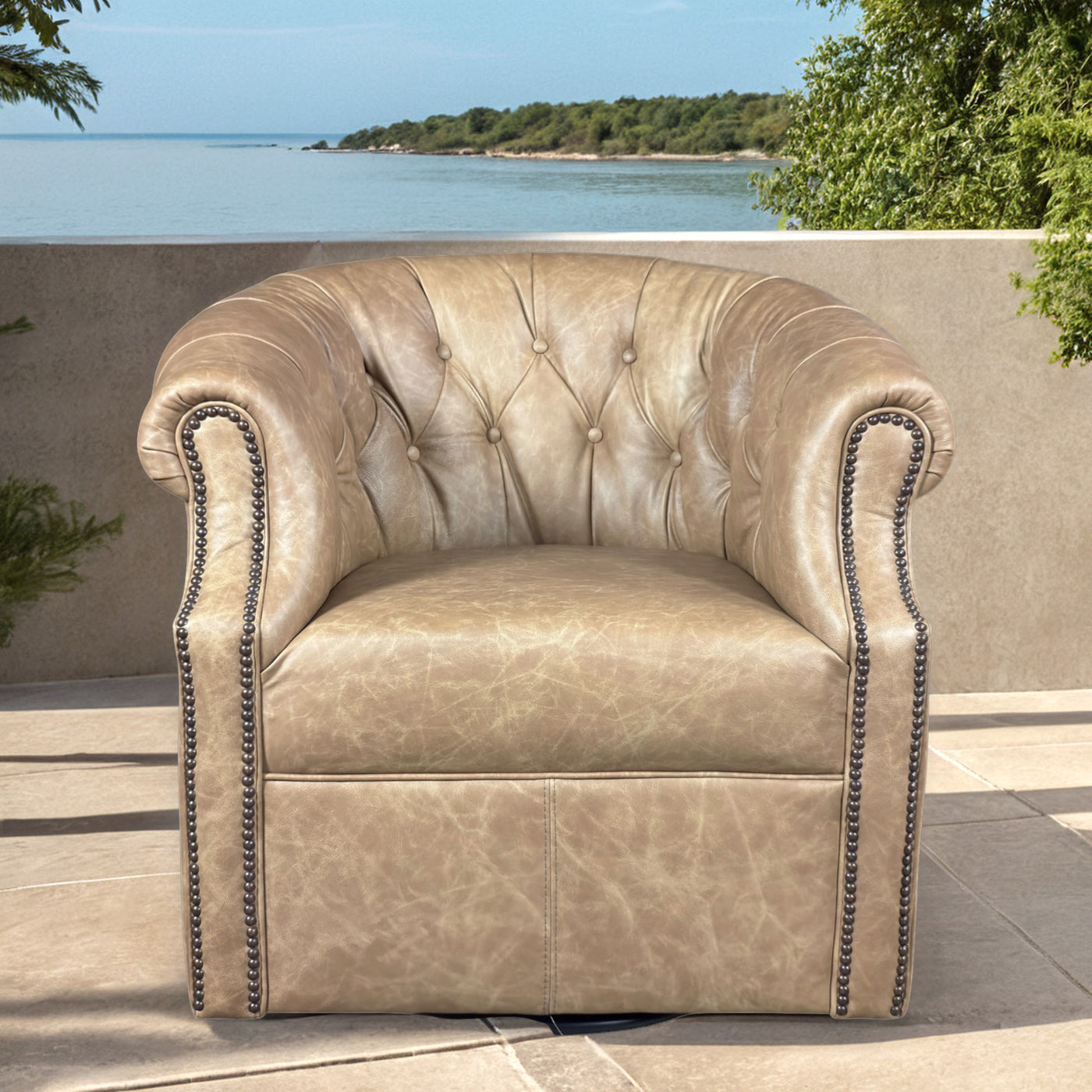 Omaha Amber Swivel Chair-M