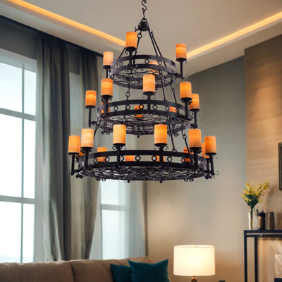 Regency 3 Tier Chandelier