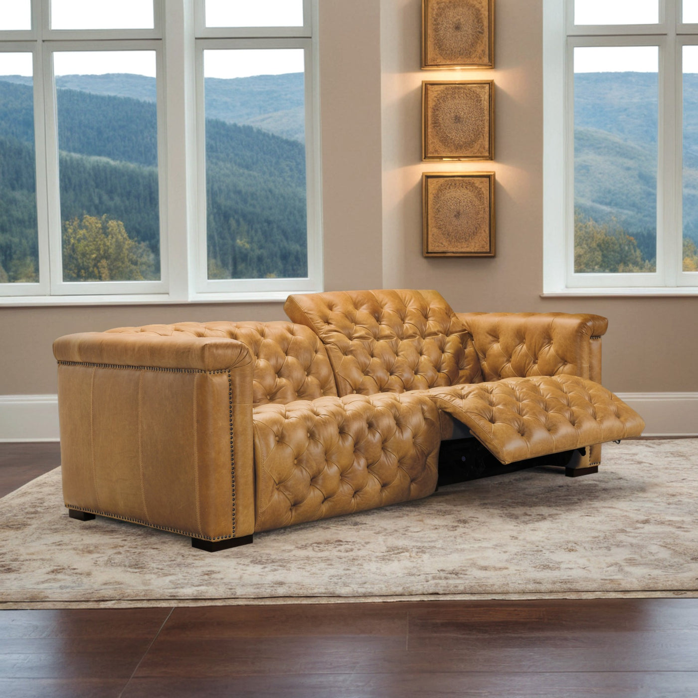 Belmont Tufted Power Reclining Sofa