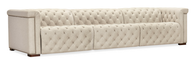Chesterfield Luxe Power Recliner Sofa