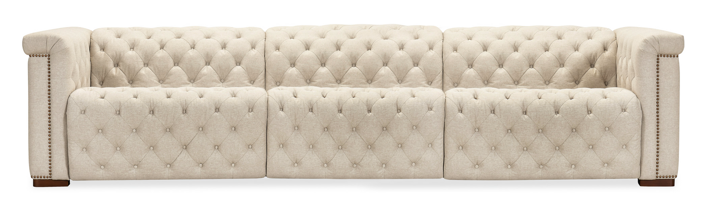 Chesterfield Luxe Power Recliner Sofa