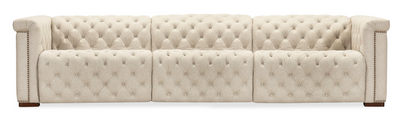 Chesterfield Luxe Power Recliner Sofa