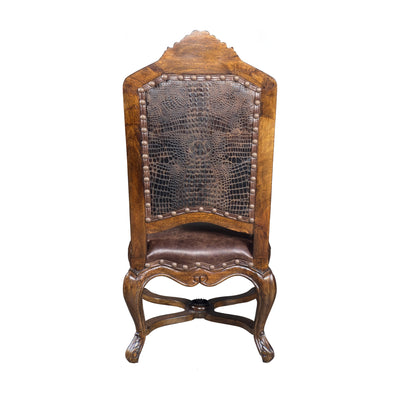 Verona Arm Chair Croc Sierra Walnut