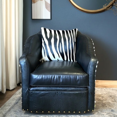 Zebra Swivel Chair